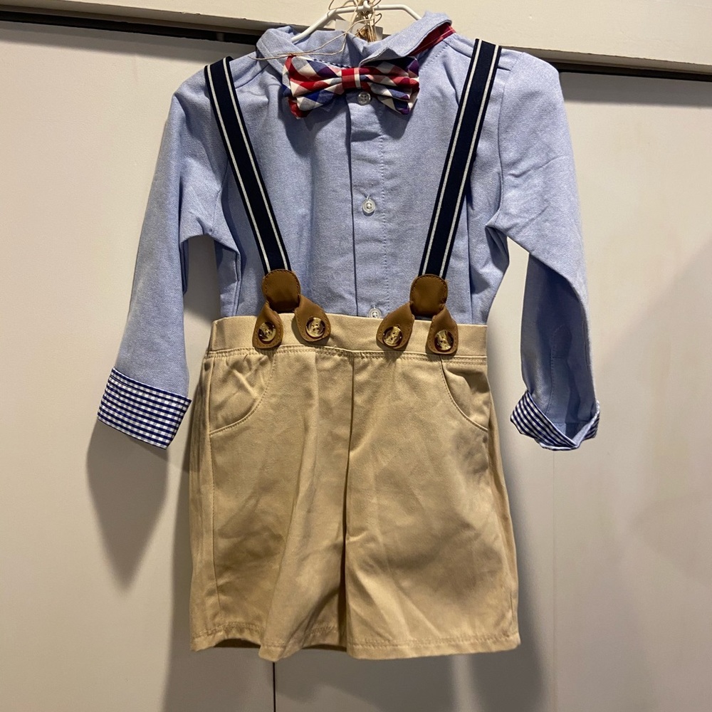 Suspender Short Set